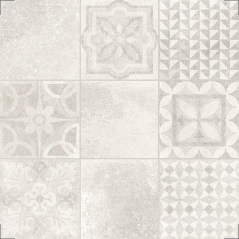 Декор Icone Bleu Decore Blanc 60x60