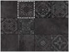 Декор Icone Bleu Decore Noir 20x20