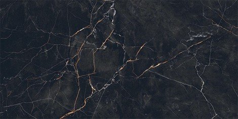 Керамогранит Vesuvio Nero High Glossy 60x120 фото 1