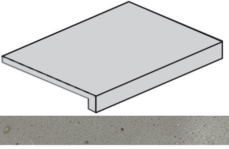 Ступень Avantgarde Iron угловая правая 33x160