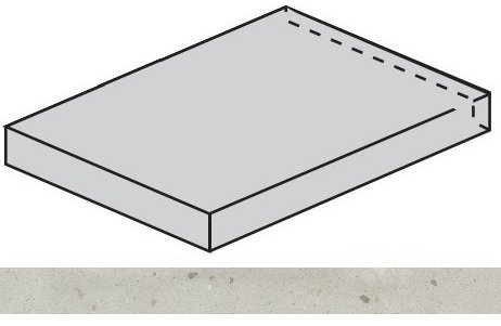 Ступень Avantgarde Pure угловая левая 33x120