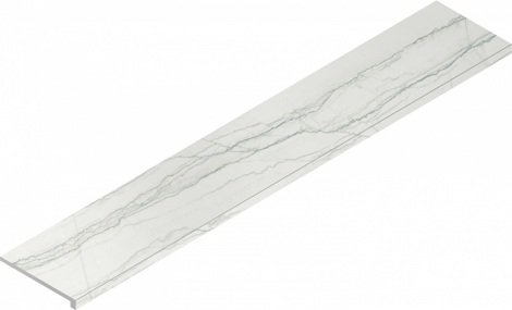 Ступень Charme Advance Floor Project Platinum White фронтальная 33x160