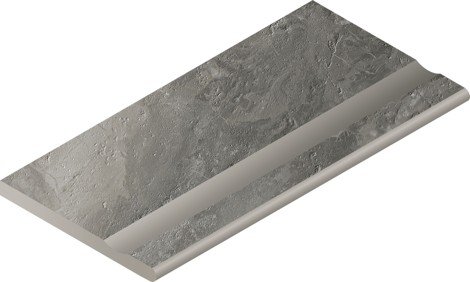 Угол Charme Deluxe X2 Grigio Orobico Бортик с выемкой закругленный 30x60
