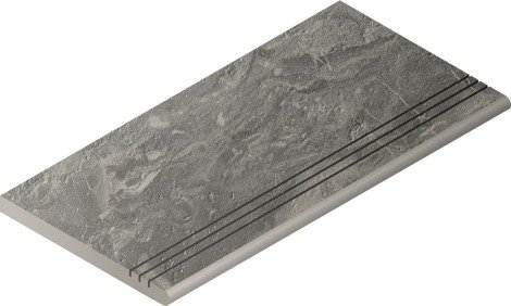 Ступень Charme Deluxe X2 Grigio Orobico закругленная грип 30x60