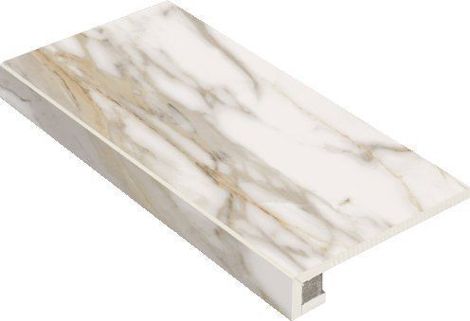 Ступень Charme Evo Floor Project Calacatta угловая левая 33x120