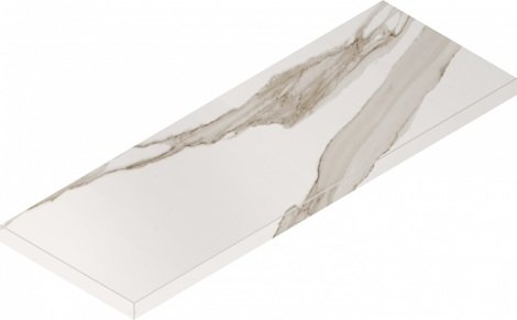 Ступень Charme Evo Floor Project Calacatta угловая левая 33x80
