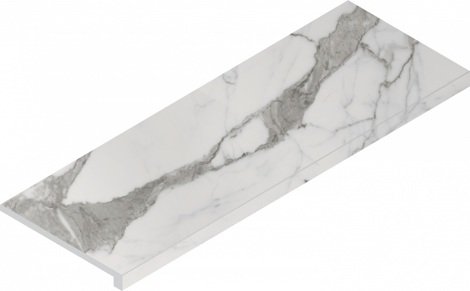 Ступень Charme Evo Floor Project Statuario угловая правая 33x80