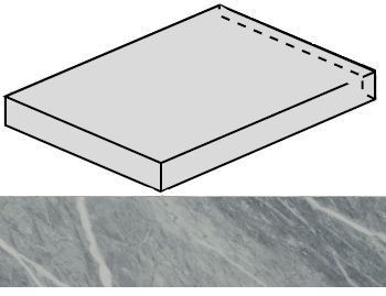 Ступень Charme Extra Floor Project Atlantic угловая левая 33x60