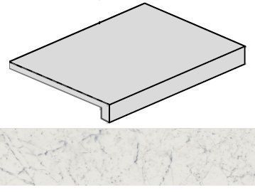 Ступень Charme Extra Floor Project Carrara фронтальная 33x120