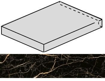 Ступень Charme Extra Floor Project Laurent угловая левая 33x60