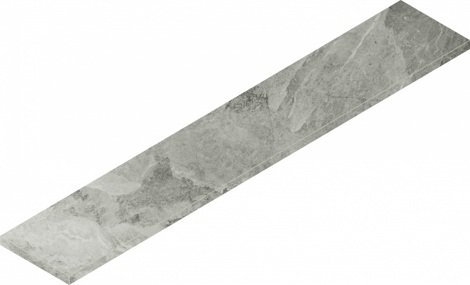 Ступень Charme Extra Floor Project Silver угловая левая 33x160
