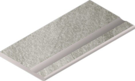Керамогранит Climb X2 Бортик с выемкой закругленный Rock 30x60
