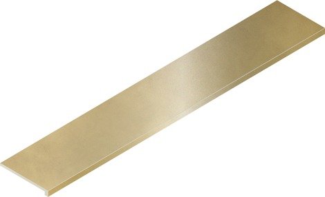 Ступень Continuum Brass Gold угловая правая 33x160