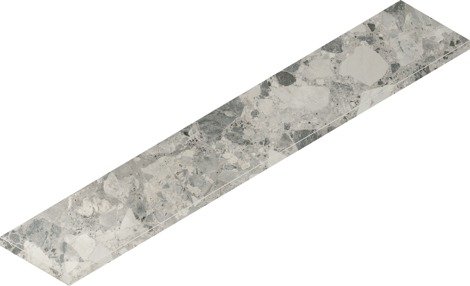 Ступень Continuum Stone Grey угловая левая 33x160