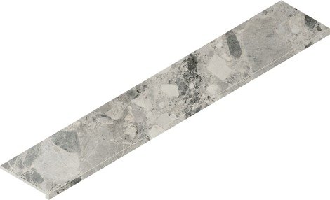 Ступень Continuum Stone Grey угловая правая 33x160