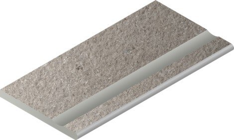 Угол Discover X2 Грэй Бортик с выемкой закругленный 30x60