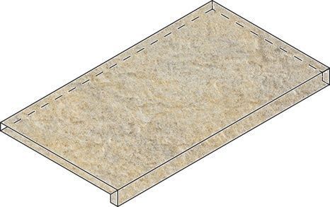 Ступень Дистрикт X2 Фронтальная Сэнд 33x60