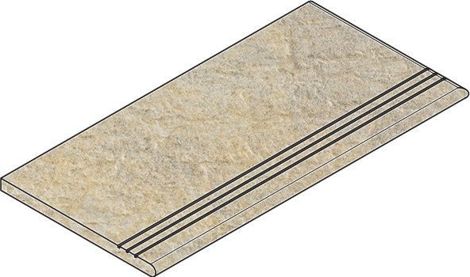 Ступень Дистрикт X2 Закруглённая Грип Правая Сэнд 30x60