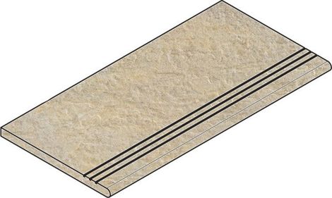 Ступень Дистрикт X2 Закруглённая Грип Сэнд 30x60