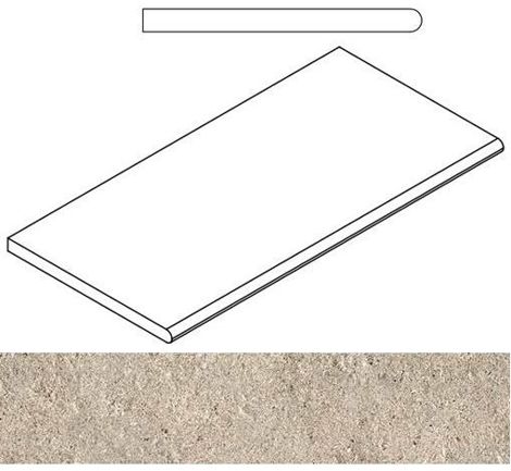 Керамогранит Everstone X2 Desert Бортик закругленный 30x60