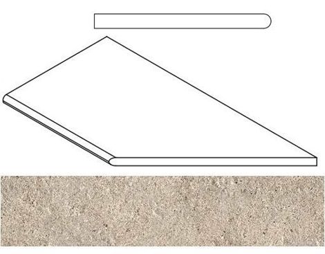 Угол Everstone X2 Desert Бортик закругленный правый 30x60