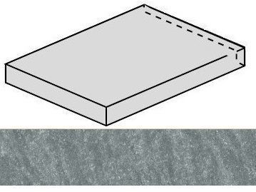 Ступень Genesis Jupiter Silver угловая левая 33x60