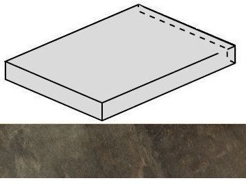 Ступень Genesis Mercury Brown угловая левая 33x60