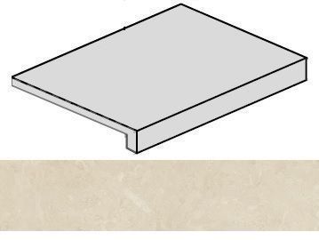 Ступень Genesis Moon White фронтальная 33x120