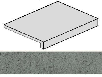 Ступень Genesis Saturn Grey фронтальная 33x120