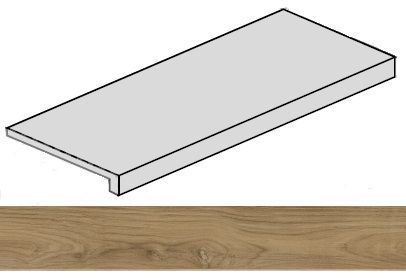 Ступень Loft Oak угловая правая 33x160