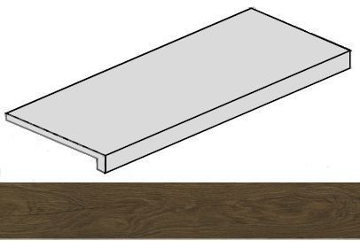 Ступень Loft Pepper угловая правая 33x160