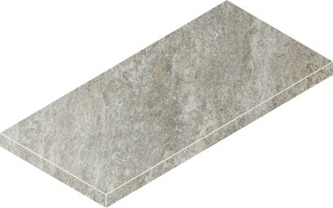 Ступень Magma Silver угловая левая 33x60