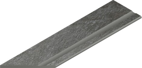 Угол Magma X2 Graphite Бортик с выемкой закругленный левый 30x120