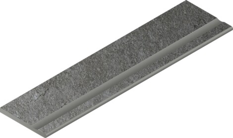 Угол Magma X2 Graphite Бортик с выемкой закругленный 30x120