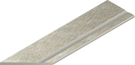 Угол Magma X2 Mineral Бортик с выемкой закругленный левый 30x120