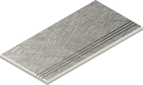 Ступень Magma X2 Silver закругленная грип левая 30x60