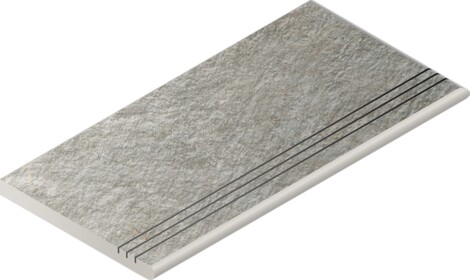 Ступень Magma X2 Silver закругленная грип правая 30x60