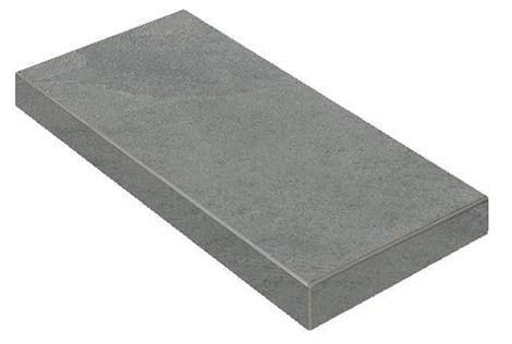 Ступень Materia Carbonio угловая левая патинированная 33x60