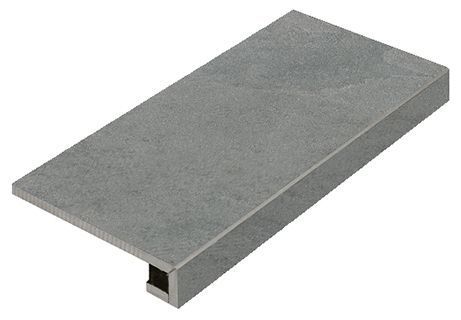 Ступень Materia Carbonio угловая правая патинированная 33x120