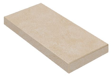 Ступень Materia Magnesio угловая левая патинированная 33x60