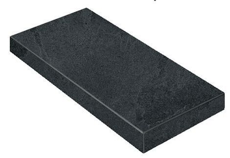 Ступень Materia Titanio угловая левая патинированная 33x120