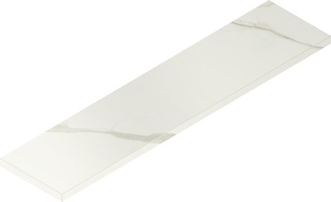 Ступень Metropolis Calacatta Gold угловая левая 33x120