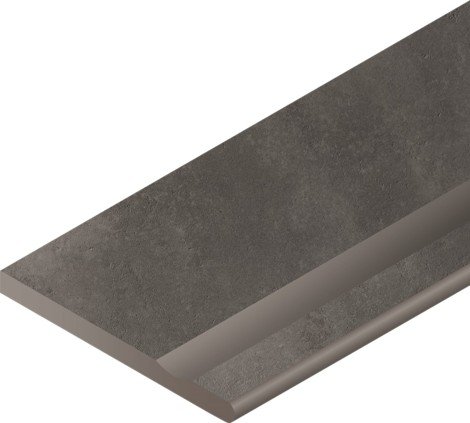 Угол Millennium X2 Black Бортик с выемкой закругленный правый 30x60