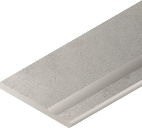 Угол Millennium X2 Silver Бортик с выемкой закругленный правый 30x60