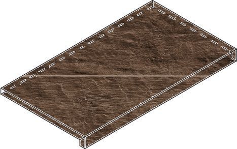 Ступень НЛ-Вуд X2 Фронтальная Пэппер 33x60