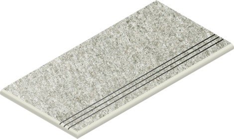 Ступень Нордика X2 Айс закругленная грип левая 30x60
