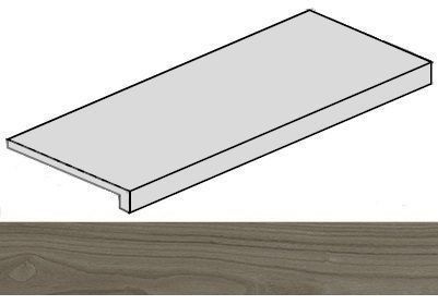 Ступень Room Grey Wood угловая правая Патинированный 33x120