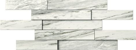 Мозаика Skyfall Bianco Paradiso Brick 3D