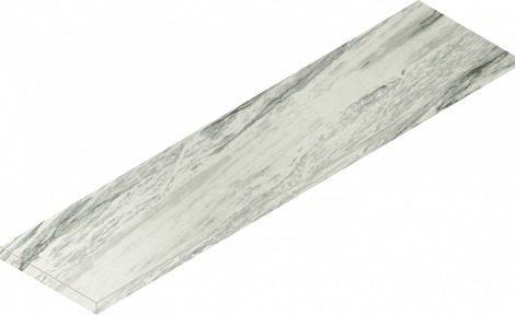Ступень Skyfall Bianco Paradiso фронтальная патинированный 33x120