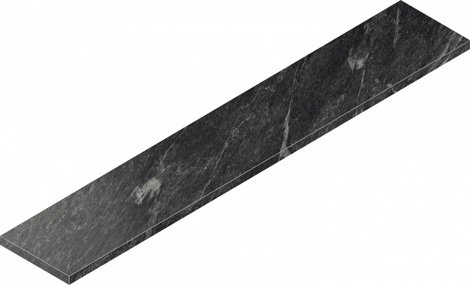 Ступень Skyfall Nero Smeraldo угловая левая патинированный 33x160
